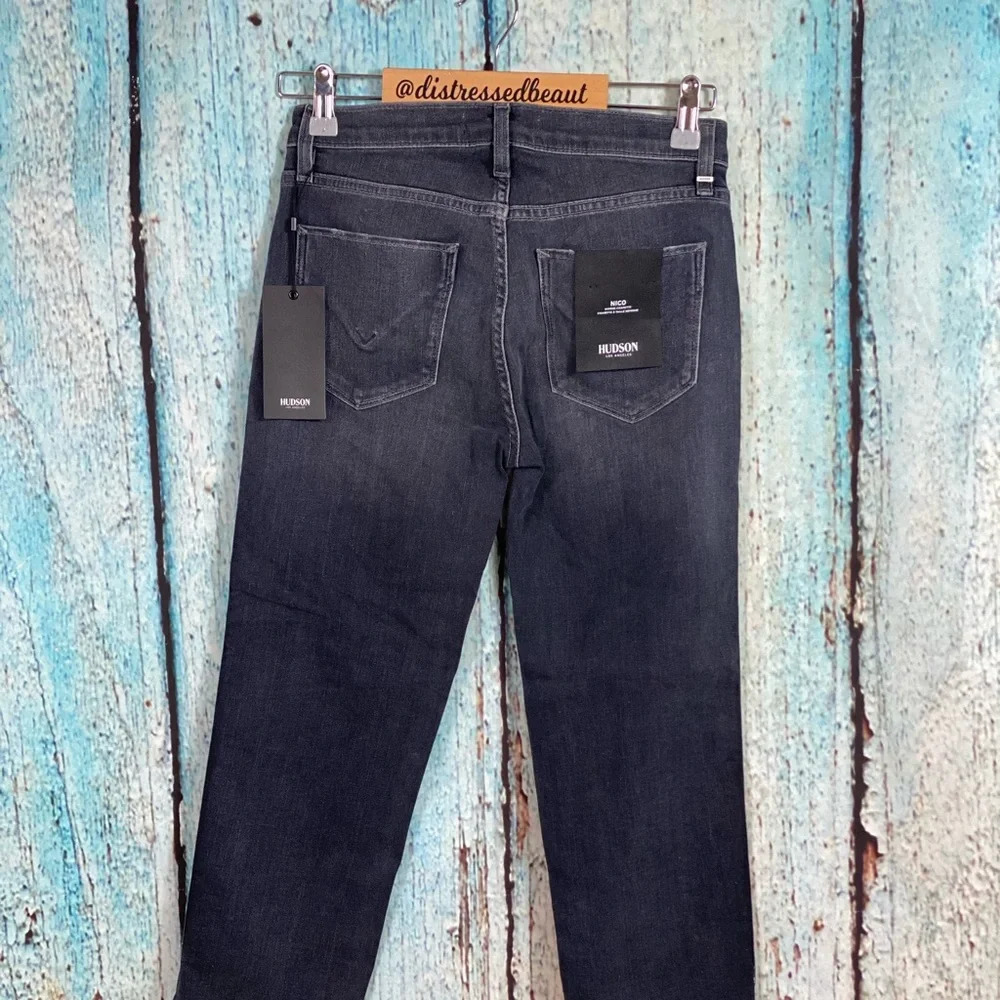 Hudson NWT Nico Ramble Crop Cuffed Cigarette Leg Jeans - Picture 16 of 16